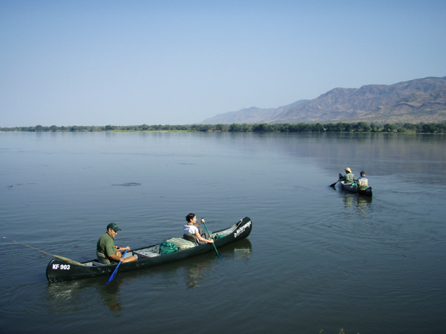 canoe safari to Botswana
