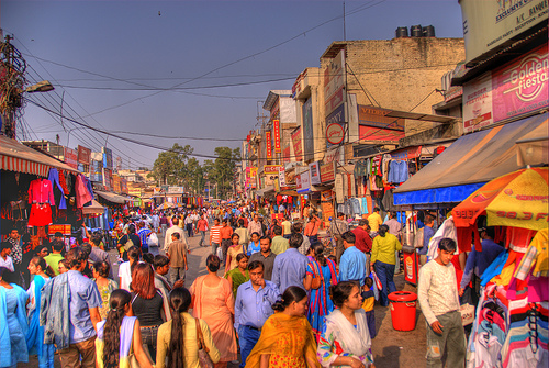 Delhi market 